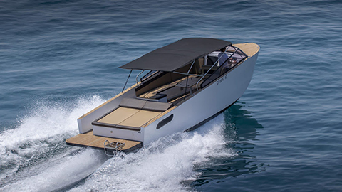 Felix 33 from our taxi boat Split fleet, designed for fast and safe transfers